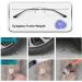 GHARAZ Half Glasses for Women | Blue Light Filter Reading Glasses | Titanium Alloy Computer Readers | Silver 2.5+ - Buy Online on GoSupps.com