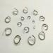 Mingze 200 Pieces Hair Rings - Silver Braid Rings & Clips for Punk Hip-Hop DIY Hairstyle Decoration - 2 Sizes Available | Shop Internationally - Buy Online on GoSupps.com