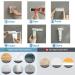 UDQYQ 2PC Rolling Toothpaste Squeezer with Magnetic Pad - Wall-Mounted Space-Saving Bathroom Organizer (White) - Buy Online on GoSupps.com