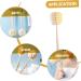 BELLIFFY Exfoliating Bath Brush Loofah Scrubber for Men - Shower Body Brush with Handle - Buy Online on GoSupps.com