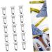 75 pc Bib Holder Snaps & Snake Clips for Women - Pacifier Holder Clips & Metal Clamps - Buy Online on GoSupps.com
