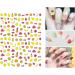 Cute Nail Stickers for Kids & Little Girls - 12 Sheets Self-Adhesive Nail Decals with Christmas Flowers, Animals, Plants, Fruits - Nail Art Decoration for Women - Buy Online on GoSupps.com
