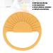 Silicone Baby Teether with Handle - Semicircular Sun Design for Soothing Teething - International Shipping Available - Buy Online on GoSupps.com