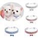 RayMinsino Pet collar with diamonds adjustable crystal diamond elastic bone pendant wedding cat and dog small pet necklace jewelry S White - Buy Online on GoSupps.com