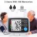 Upper Arm Blood Pressure Monitor - Automatic Digital BP Machine with 2 Cuff Sizes for Home Use | 180 Memories USB & Batteries Included - Buy Online on GoSupps.com