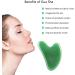 Medimama Rose Quartz Gua Sha Massage Tool for Facial Beauty and Anti-Aging Treatment - Green Guasha - Buy Online on GoSupps.com