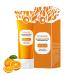 Orange Exfoliating Brightening Gel Gommage Corps Exfoliant Gel Exfoliant Visage Et Corps Gelee Eclaircissante Gommage Gentle Exfoliator For Face Skin Exfoliator For Body (1PC 50g) 1PC 50 g (Lot de 1)