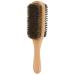 Large Double-Sided Beard Brush | Soft & Hard Bristles | Ergonomic Design for Gentle Facial Care - Buy Online on GoSupps.com