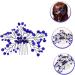 Mikinona Bridal Wedding Comb Bridal Headpieces Bride Hair Insert Comb Bridal Side Combs Bride Wedding Headdress Bride Hair Comb Wedding Hair Comb Hair Comb Clip Blue Zircon Hair Comb - Buy Online on GoSupps.com
