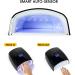 Rechargeable UV LED Nail Lamp - 48W Cordless Nail Dryer with LCD Display Auto Sensor & 5 Timer Settings - Professional Gel Polish Curing for Salon & Home - Black - Buy Online on GoSupps.com