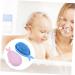 Hohopeti 2pcs Silicone Shampoo Brush Set for Newborns - Baby Hair Scalp Massager & Bath Brush - Perfect Registry Gift for Infants - Buy Online on GoSupps.com