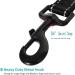 DDSCOLOUR Heavy Duty Dog Leash 5-6ft Long with Double Traffic Handle Reflective Perfect for Medium large dog leash strong Double Handle Lead Greater Control Safety Training (Black+Blue) 5 feet Black+blue - Buy Online on GoSupps.com