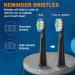 FamiHealth Rechargeable Electric Sonic Toothbrush for Adults - 5 Modes, 10 Heads, Black - Buy Online on GoSupps.com