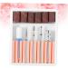 VINTORKY 1 Set nail drill tool nail bits electric nail file drill bits Nail File Bits nail drill bits for acrylic nail polish tools Cuticle Drill Bit nail drill heads manicure Grinding head 6.5x5.5cm Pink - Buy Online on GoSupps.com