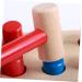 Ibasenice Colored Knock Stand Desktop Toy Set - Wooden Hammer Cutting Puzzle & Striking Toys for Kids - Buy Online on GoSupps.com