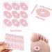 54 Pcs Soft Latex Foam Callus Cushion Pads - Self-Adhesive Corn & Bunion Plasters for Foot Pain Relief - Buy Online on GoSupps.com