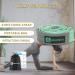 A AZURELIFE Premium Durable Cotton Stretch Non-Elastic Yoga Strap for Stretching - Green-12 loops - Buy Online on GoSupps.com
