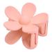 Plastic Jaw Clip Exquisite Flower Shape Hair Claw Clips Double Lock Tooth for Women Girls Headwear(Meat meal)