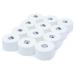 Titan Athletics - 12 Pack of Premium Quality White Athletic Tape/Sports Tape - 1 1/2 Inch x 45 Feet Per Roll - 100 Percent Cotton with Zinc Oxide - Easy Tear Zig Zag Design and No Sticky Residue White - 12 Pack