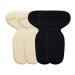Shoes heel protection memory foam strong sticky foot pad care & high heels heels heels holder pillow liner for women and men 2 pairs (black 1 pair beige 1 pair)