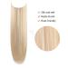 REECHO Invisible Wire Hair Extensions | Adjustable Size Secret Hairpiece for Women | 24 Inch Light Blonde | Removable Clips | Pack of 1 - Buy Online on GoSupps.com