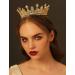 SWEETV Gold Queen Crown - Women's Wedding & Birthday Crown, Cake Topper & Costume Party Accessory - Buy Online on GoSupps.com