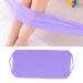 Back Scrubber for Shower - Exfoliating Elastic Bath Towel Strap in Purple | International Shipping - Buy Online on GoSupps.com