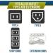 INTELLIGRON Plug Socket Covers UK White (10PCS) Best for Baby Proofing & Baby Safety Plug Covers Easy Installation Safe & Secure Electric Plug Socket Covers Protection for Home Baby Essentials - Buy Online on GoSupps.com
