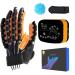 Rehabilitation Robot Gloves Hemiplegia Finger Rehab Trainer Robot Gloves Stroke Recovery Equipment for Home with USB Charging (Left Hand L)