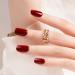 DANNI & TONI 28 Ruby Reverie Gel Nail Polish Stickers | Salon-Quality Solid Colour Strips Set - Buy Online on GoSupps.com
