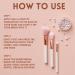 Rose Vanilla Make Up Brush Foundation Kabuki Flat Top - Perfect For Blending Liquid Cream or Flawless Powder Cosmetics - Buffing Stippling Concealer - Premium Quality Synthetic Dense Bristles! - Buy Online on GoSupps.com