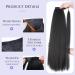30 Inch Kinky Straight Wrap Around Ponytail Extension | Long Italian Yaki Synthetic Hair | Natural Black (1B) | Soft & Natural Hair Extension for Black Women - Buy Online on GoSupps.com
