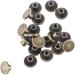 Flat Head Rivets Set - 20 All-Copper Leathercraft Screws & Nuts (5mm) - Essential Tool Accessories for DIY Projects - Buy Online on GoSupps.com