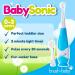 Brush-Baby BabySonic Toddler Electric Toothbrush - Extra Soft Bristles with LED Light and Timer | Ages 0-3 - Buy Online on GoSupps.com