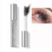 Glitter Mascara Shiny Mascara Glitter Eyeshadow Mascara - Waterproof Glitter Mascara for Eyelashes Sparkling Diamonds Mascara for Sensitive Eyes Zero Clumps Long Lasting Anti-smudge 5ML