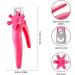 SJLS Professional U-Shaped Nail Clipper Nail Tip Trimmer False Tips Colorful Edge Cutters Toenail Scissors Tools Manicure Tool (Color : Black) - Buy Online on GoSupps.com