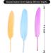 FeelfunFeather 240pcs Macaron Goose Cochettes Feathers 4-6 inch Bulk Natural - Wedding Party Halloween DIY Crafts - Buy Online on GoSupps.com