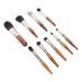 Buy High-Quality Makeup Brush Set | Soft & Delicate Brushes for Travel Perfect for Business Trips (Wood Color - Buy Online on GoSupps.com