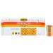 Crich Crackers Salati, salati, crackers with grains of salt and sourdough, 250 g pack, each pack contains 10 individual portions + 1 can of peach yoga iced tea 330 ml
