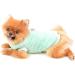 Shop Smalllee Lucky Store Sherpa Fleece Turtleneck Sweater Vest for Small Dogs & Cats Warm Autumn Winter Clothing for Yorkies & Chihuahuas in Green - Buy Online on GoSupps.com