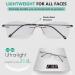 Eyekepper Frameless Reading Glasses for Women - Lightweight Rimless +2.00 - Stylish & Comfortable International Shipping Available - Buy Online on GoSupps.com