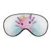 Cute Little Axolotl Sleep Mask Cartoon Animal Sleeping Mask for Women Soft Light-Blocking Sleepmask Blindfold with Adjustable Strap Eye Cover Eyeshade Sleep Masks for Women Color-4