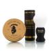 & Satin Tip White Synthetic Shave Brush & Smolder Soap Kit