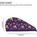 Hair Towel Wrap with Button - Quick-Dry Turban for All Hair Types | Mardi Gras & Donuts Design - Buy Online on GoSupps.com