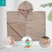 Urban Kanga Hooded Bath Poncho for Kids - Two-Sided Baby Poncho (1 Year Humus) - Buy Online on GoSupps.com