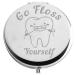 POTIY Dentist Mirror Go Floss Yourself Dental Floss and Dental Mirror Gift (Go Floss Yourself)