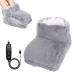 Fivtsme foot warmer 12V foot warmer electrical foot warmer with 3 heating levels electrical foot warmer with washable inner lining automatic switch -off and overheating protection suitable for men and women
