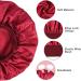 URAQT Satin Sleep Cap 2 Pack - Large Night Head Cover for Women - Soft & Comfortable Sleep Bonnet - Breathable Hair Cap for Long Curly Hair - Best for Night Sleep - Buy Online on GoSupps.com