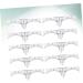 Hemoton 10pcs Set Makeup Ruler Makeup Gadgets Eyebrow Stencil Guide Scale Ruler Eyebrow Ruler Make up - Buy Online on GoSupps.com