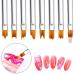 Mwoot 8-Piece Nail Brush Set | Gel Nail Art Pen & Liner | Gradient Nail Design Kit (Green) - Perfect for Stunning Nail Art - Buy Online on GoSupps.com